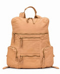 Q-VALENTE Vintage Calfskin Backpack – Italian Leather, Brass Hardware & Ergonomic Design