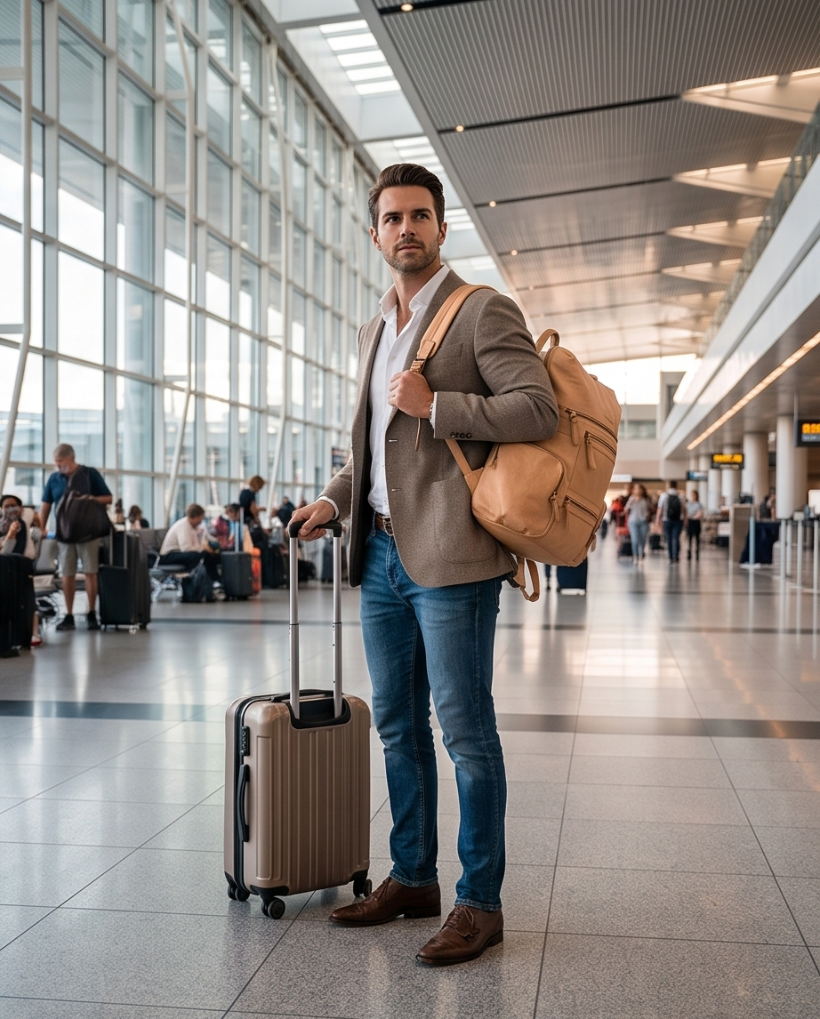 Q-VALENTE Vintage Calfskin Backpack – Italian Leather, Brass Hardware & Ergonomic Design