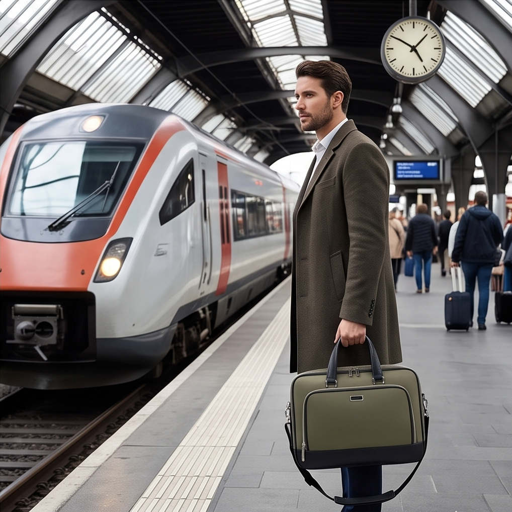 Q-TORVEN Premium High-Quality Nylon Laptop Briefcase – Waterproof, Mildew-Resistant & Large Capacity