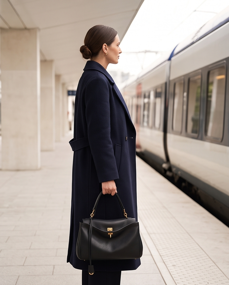 Q-SATCHELS Genuine Leather Women's Crossbody Shoulder Bag – Large Capacity Commuter & Travel Handbag