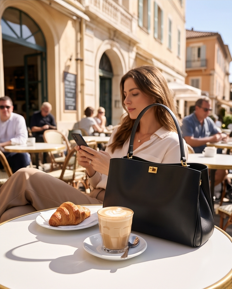 Q-SATCHELS Genuine Leather Women's Crossbody Shoulder Bag – Large Capacity Commuter & Travel Handbag