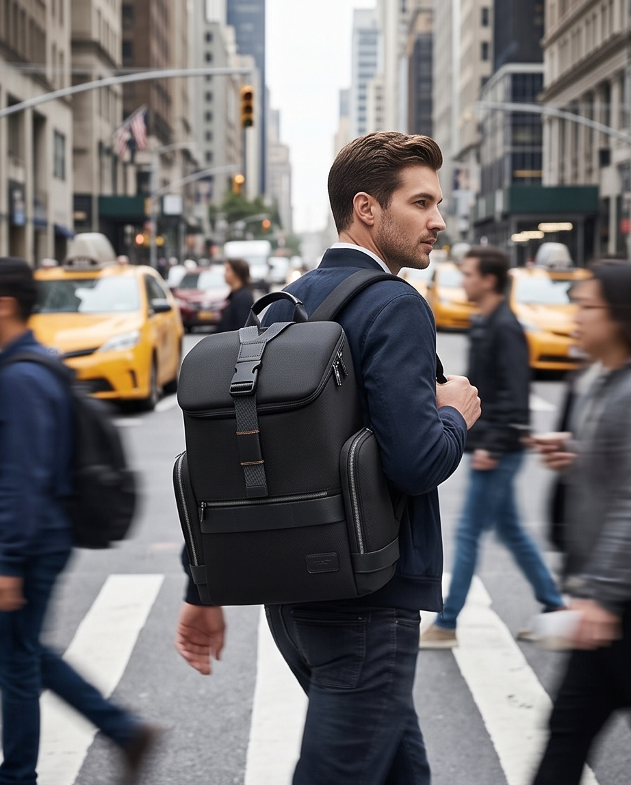 Q-SPALLA Waterproof 1680D Nylon Outdoor Backpack – Large Capacity TSA-Friendly Travel Bag