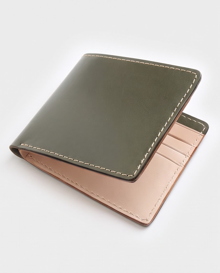 Q-SECURO Men's Slim RFID Wallet, Italian Leather, 6 Card Slots