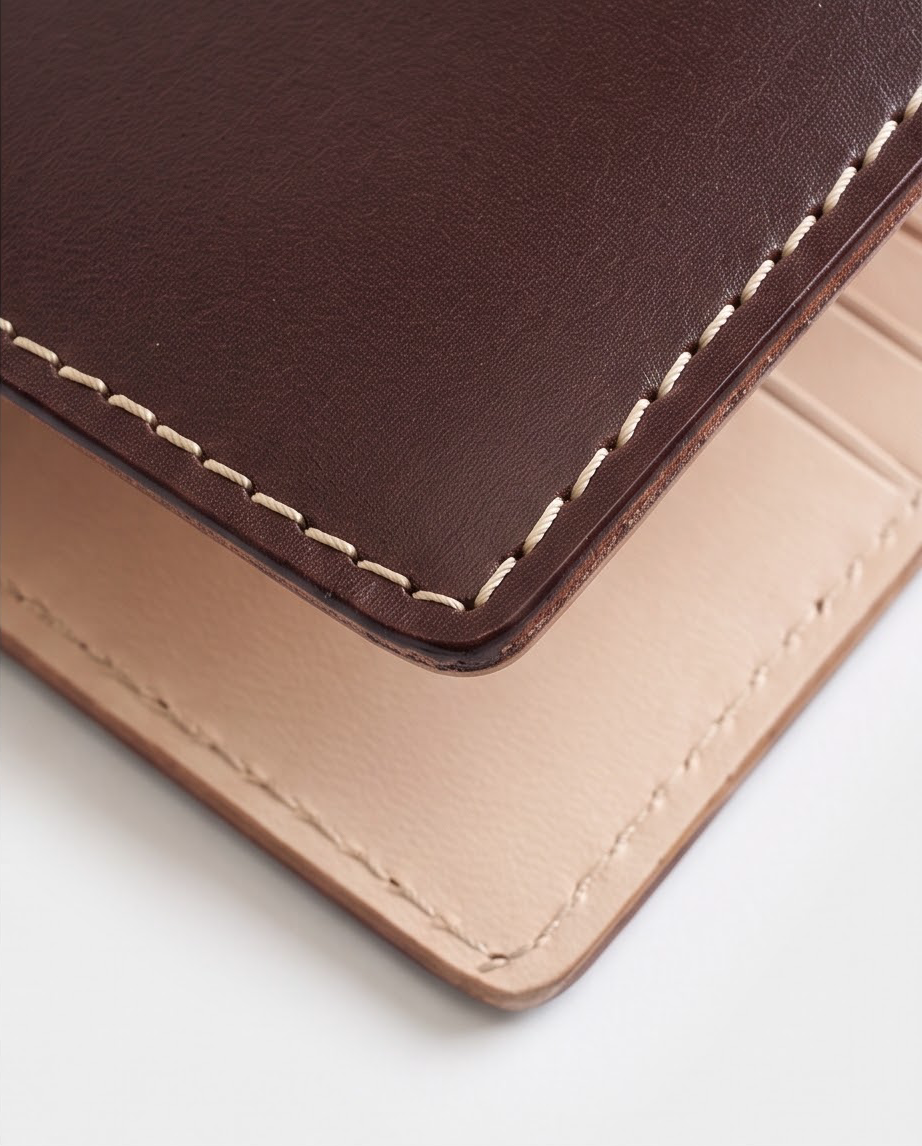 Q-SECURO Men's Slim RFID Wallet, Italian Leather, 6 Card Slots