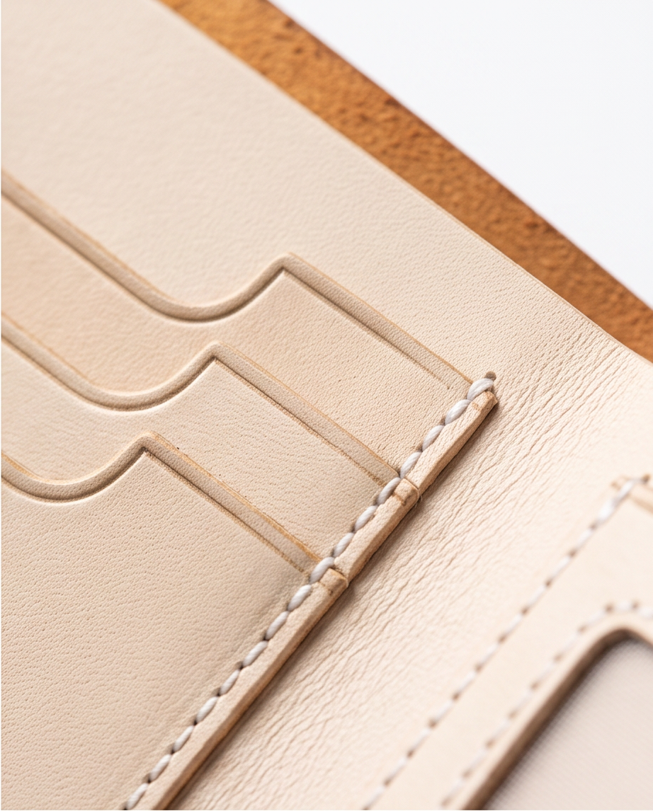 Q-FORTAN Men's Slim Italian Leather RFID Bifold Wallet