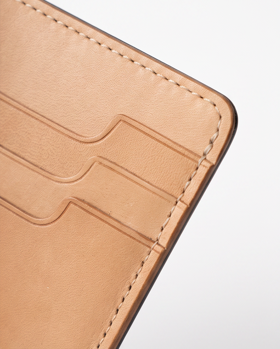 Q-FORTAN Men's Slim Italian Leather RFID Bifold Wallet