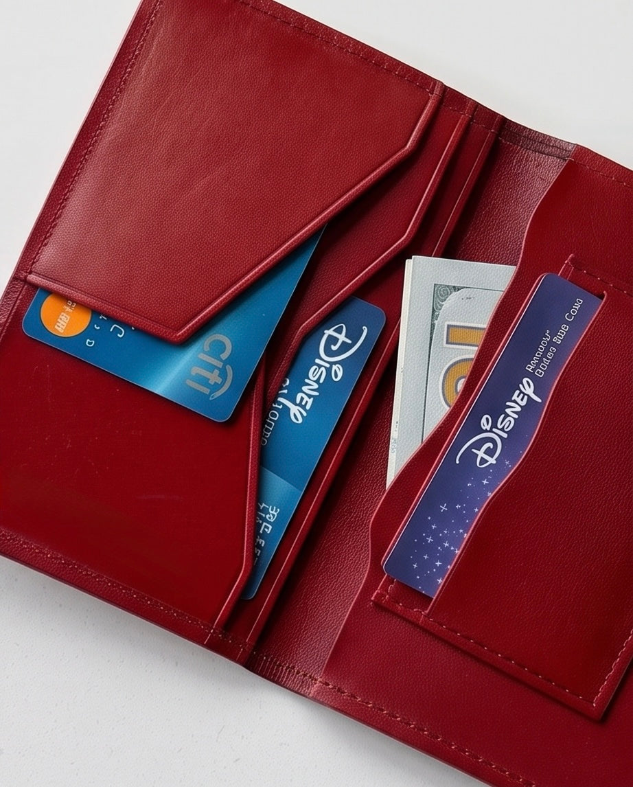 Q-JETSET Handmade Top-Grain Leather Passport Holder