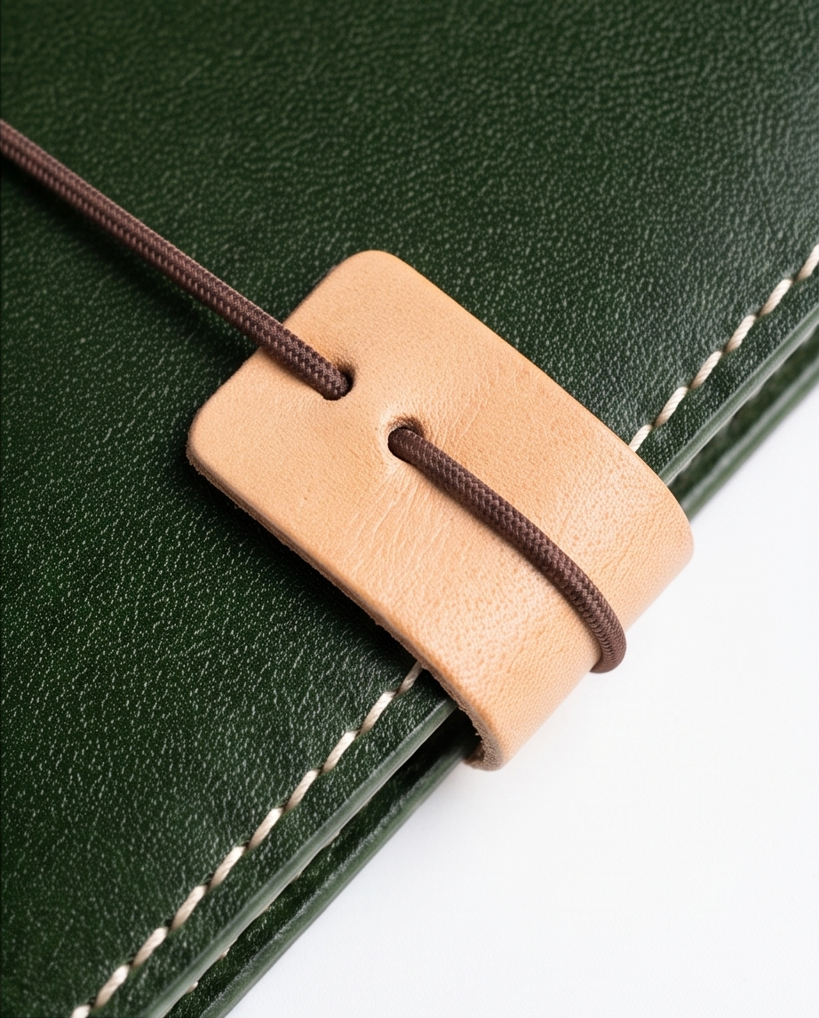Q-JETSET Handmade Top-Grain Leather Passport Holder