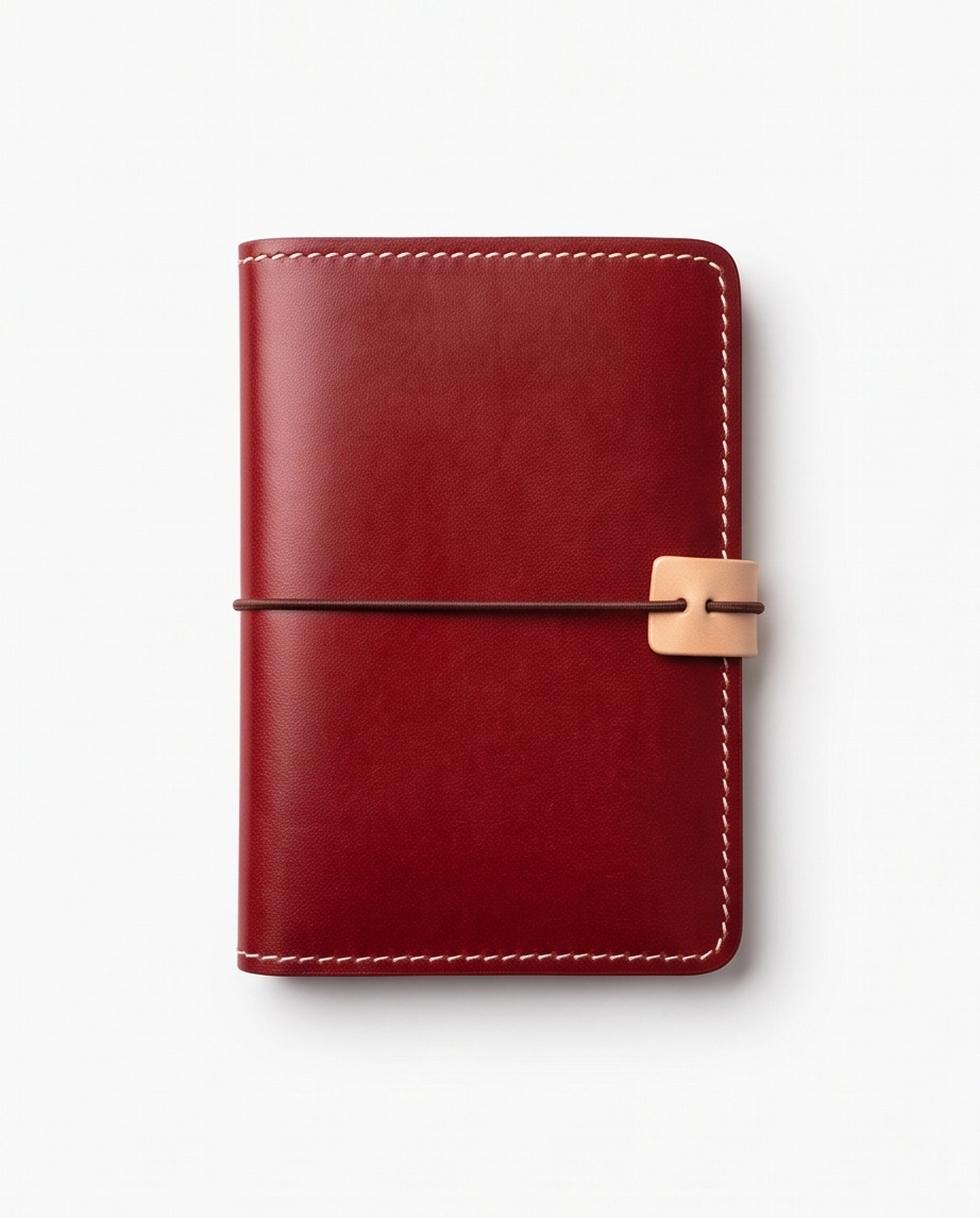 Q-JETSET Luxury Handmade Top-Grain Leather Passport Holder