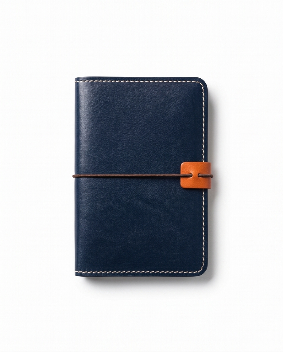 Q-JETSET Luxury Handmade Top-Grain Leather Passport Holder