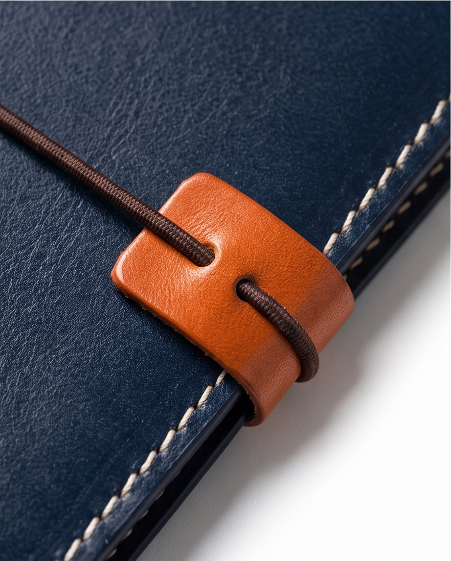 Q-JETSET Handmade Top-Grain Leather Passport Holder