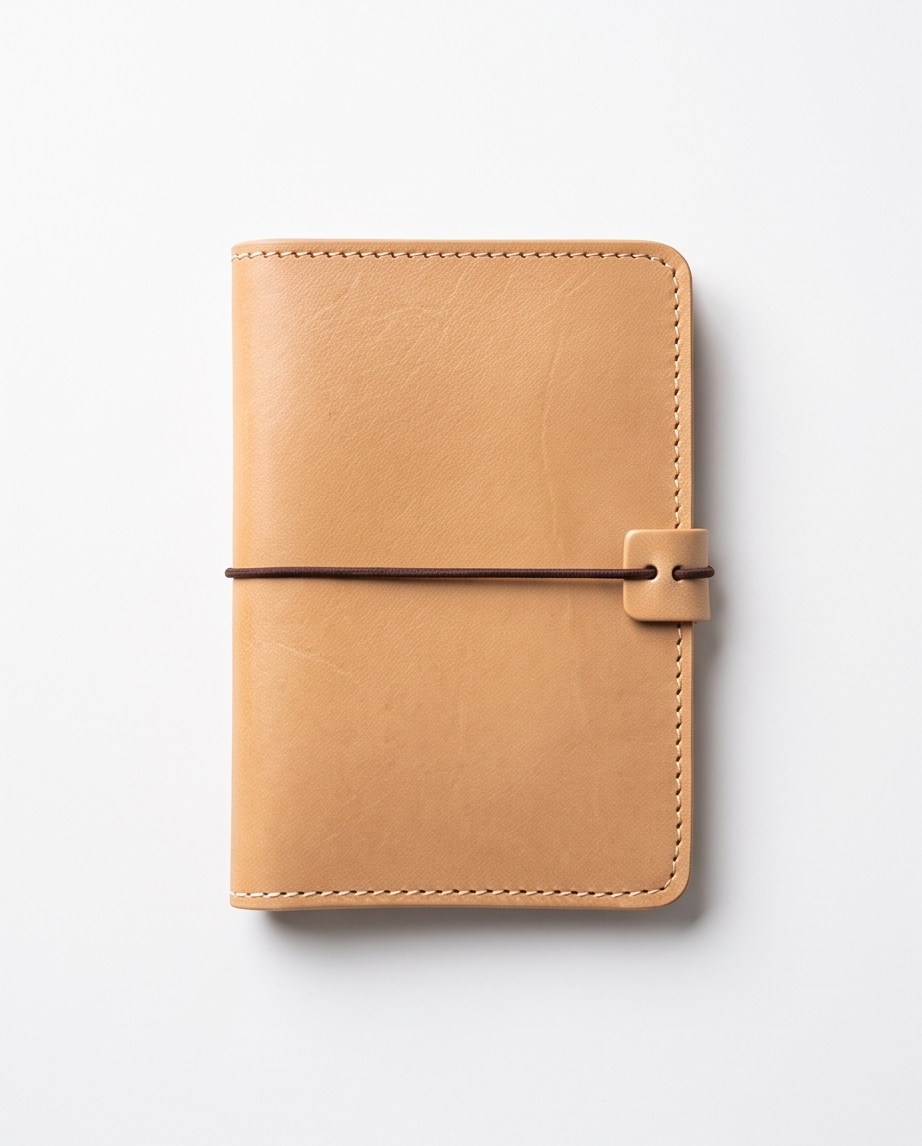 Q-JETSET Luxury Handmade Top-Grain Leather Passport Holder
