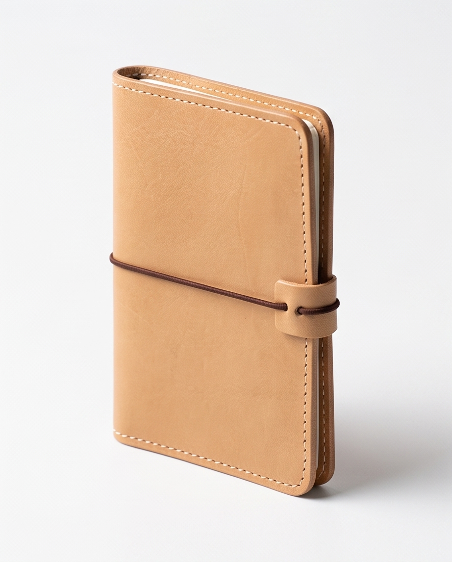 Q-JETSET Handmade Top-Grain Leather Passport Holder