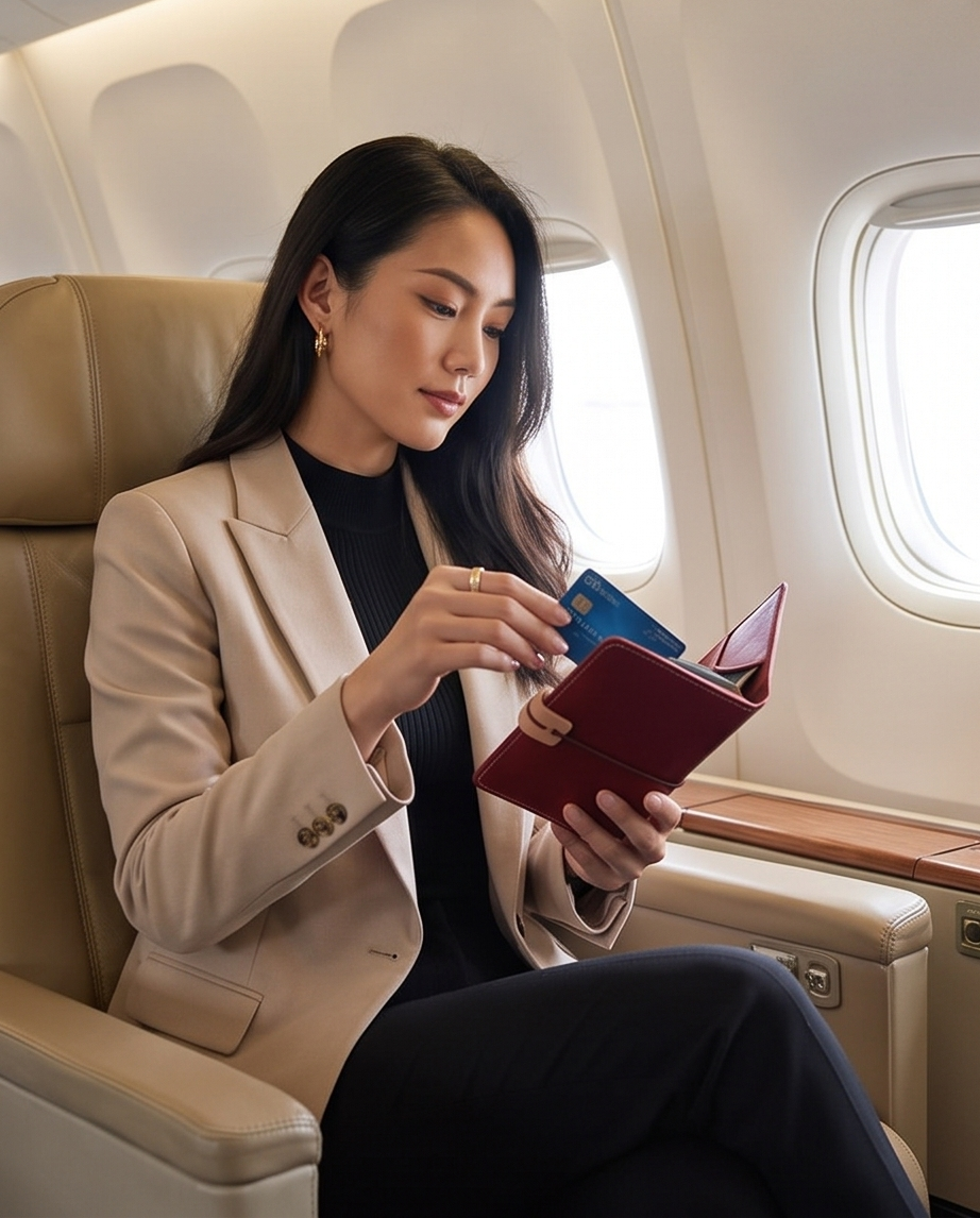 Q-JETSET Handmade Top-Grain Leather Passport Holder