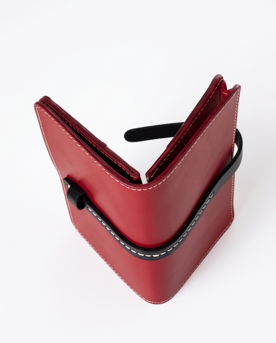 Q-ADINA Women's Large Genuine Leather Long Wallet