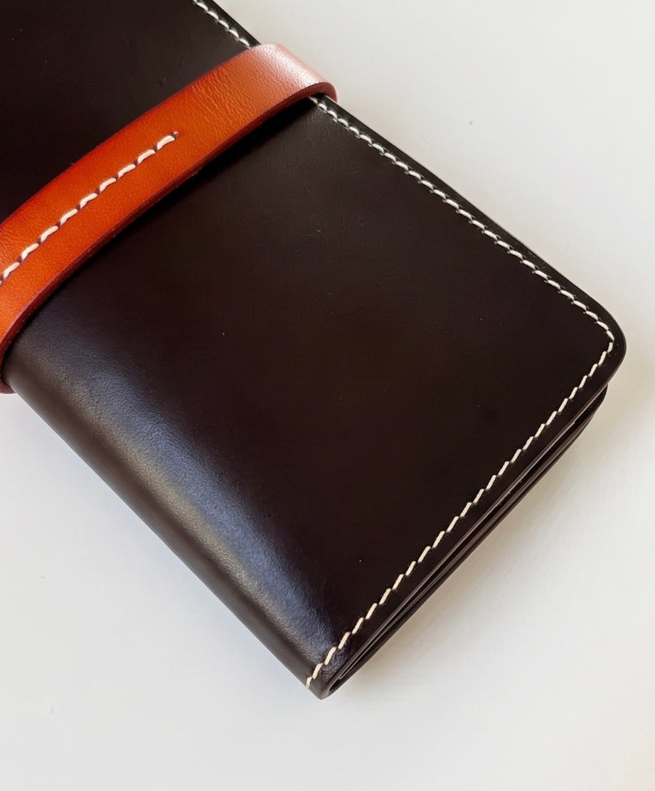 Q-ADINA Women's Large Genuine Leather Long Wallet