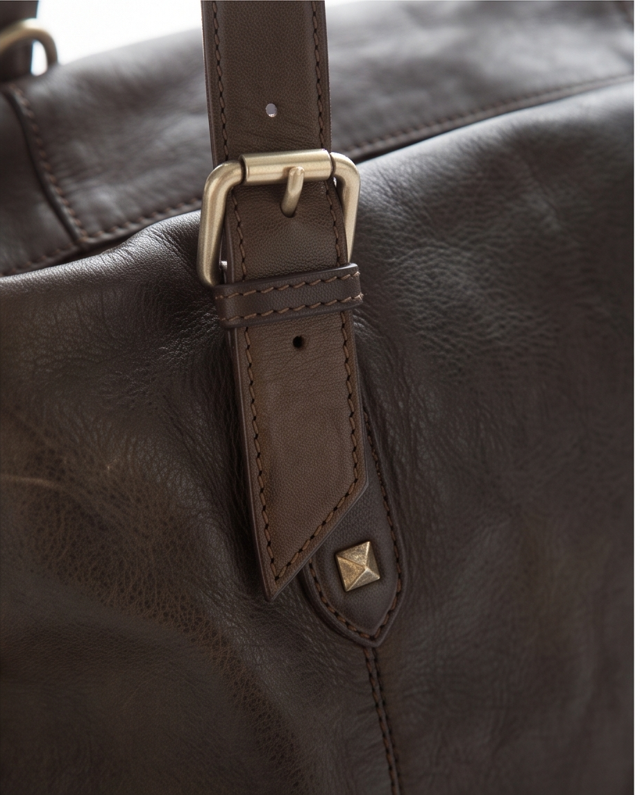 Q-Vittoria Washed Calfskin Leather Bag – Handmade in Italy