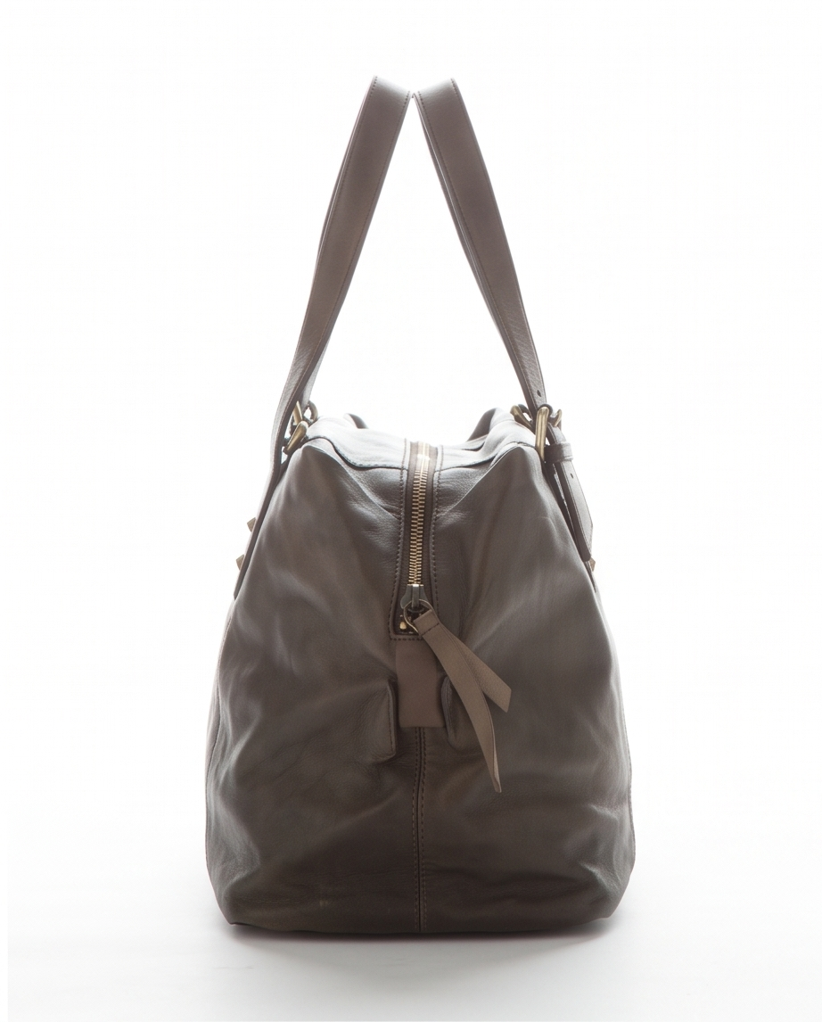 Q-Vittoria Washed Calfskin Leather Bag – Handmade in Italy
