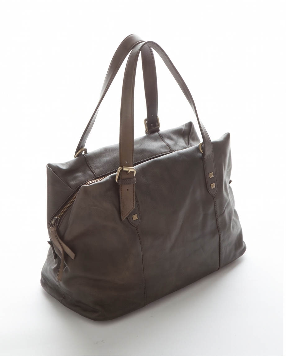 Q-Vittoria Washed Calfskin Leather Bag – Handmade in Italy
