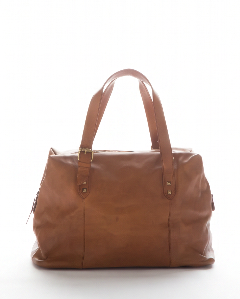 Q-Vittoria Washed Calfskin Leather Bag – Handmade in Italy
