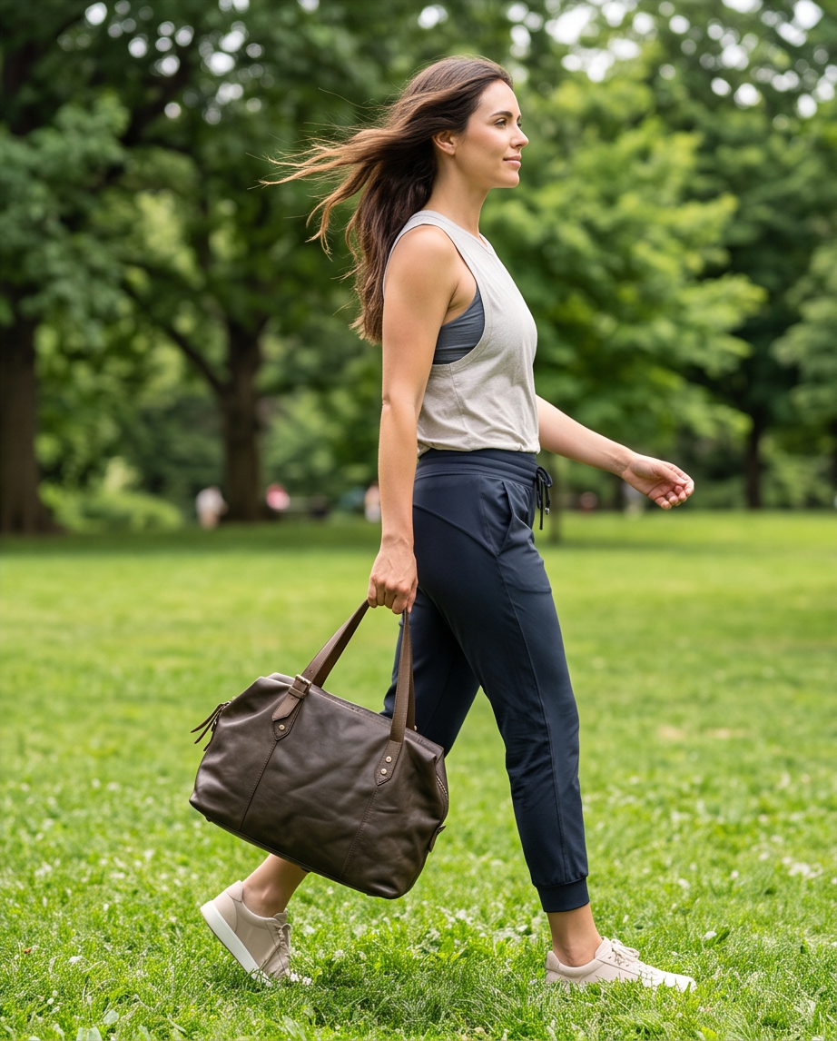 Q-Vittoria Washed Calfskin Leather Bag – Handmade in Italy
