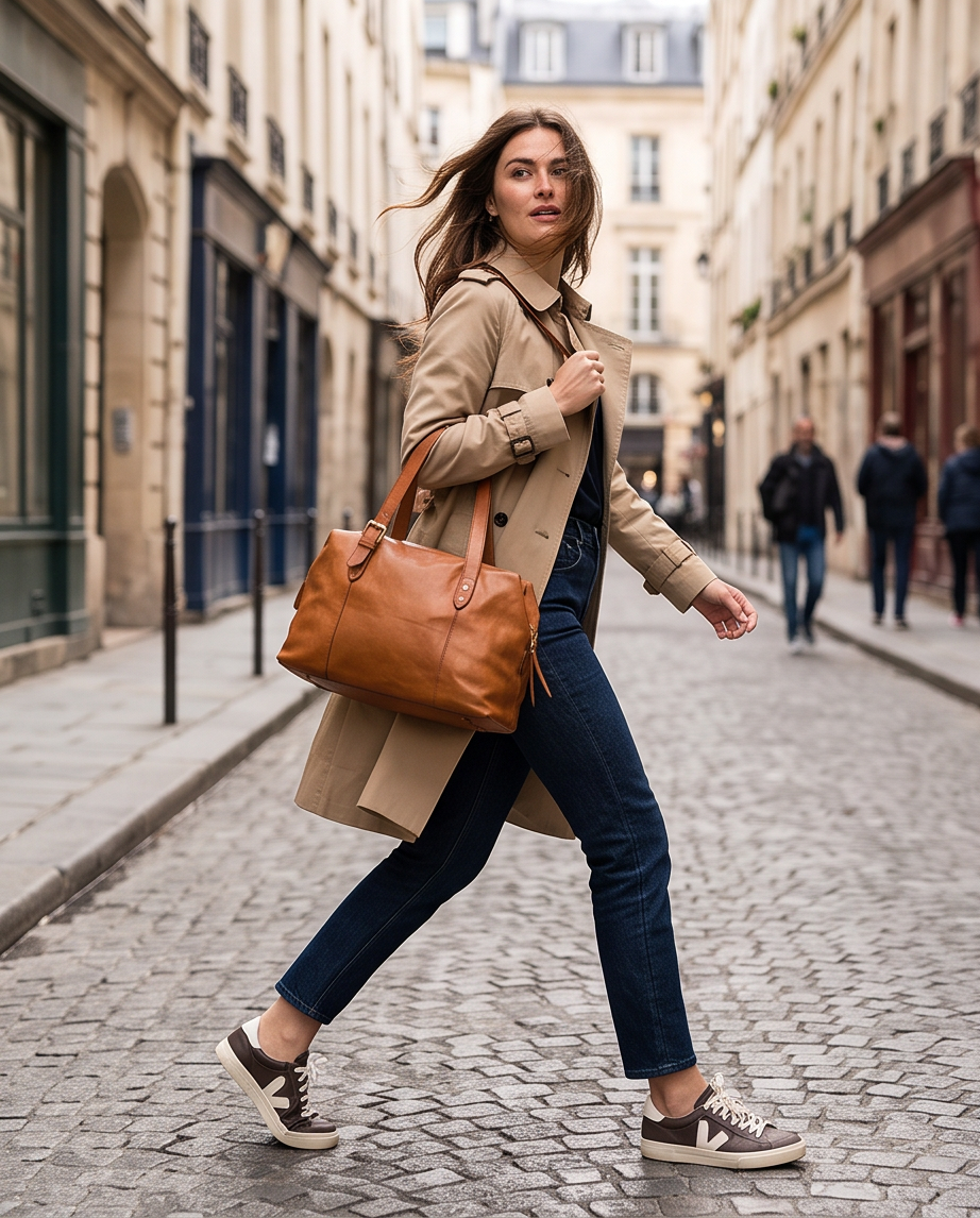 Q-Vittoria Washed Calfskin Leather Bag – Handmade in Italy