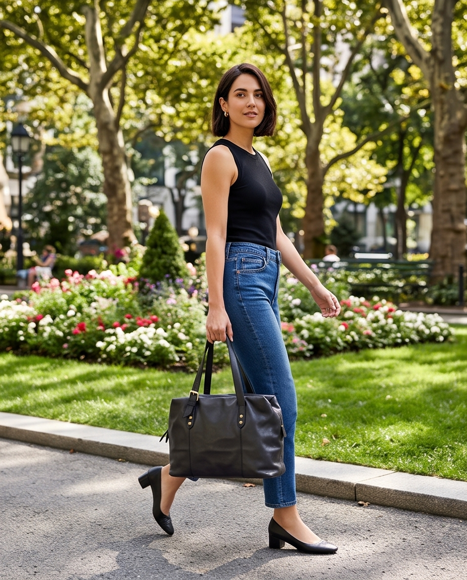 Q-Vittoria Washed Calfskin Leather Bag – Handmade in Italy
