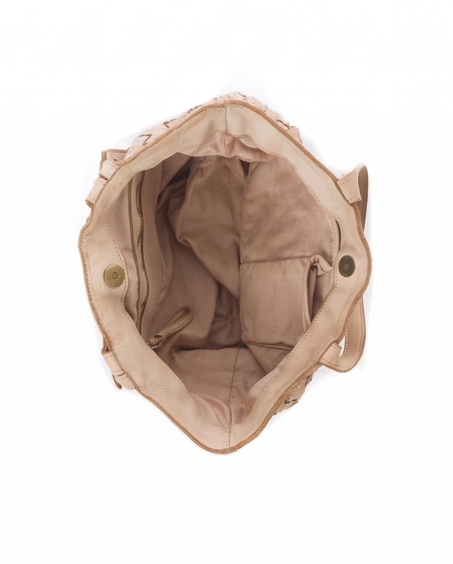 Q-Adelma Braided Calfskin Handbag — Handcrafted Elegance, Built to Endure