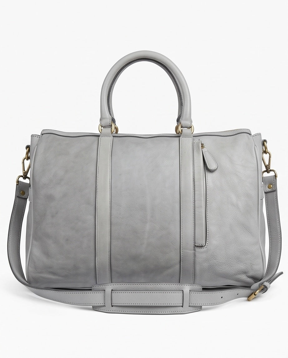 Q-Partenza QUQUITO Italian Washed Calfskin Duffel Bag