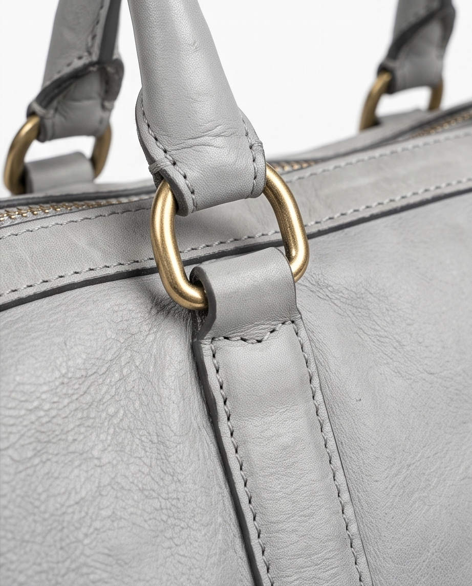 Q-Partenza QUQUITO Italian Washed Calfskin Duffel Bag