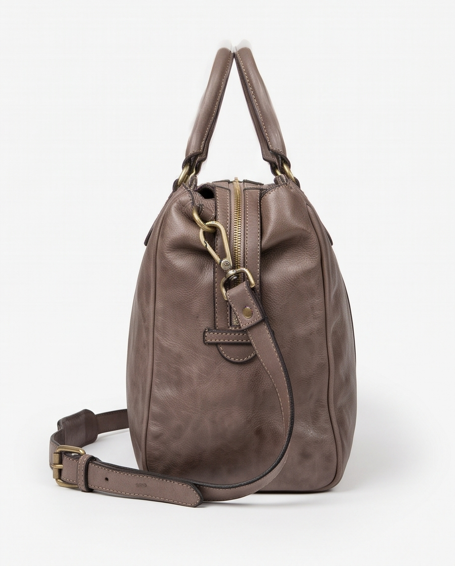 Q-Partenza QUQUITO Italian Washed Calfskin Duffel Bag