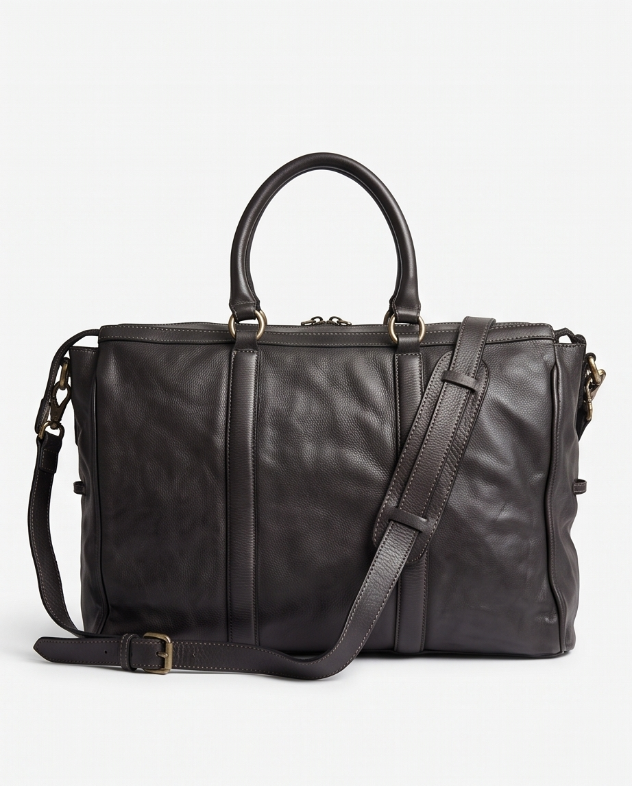 Q-Partenza QUQUITO Italian Washed Calfskin Duffel Bag
