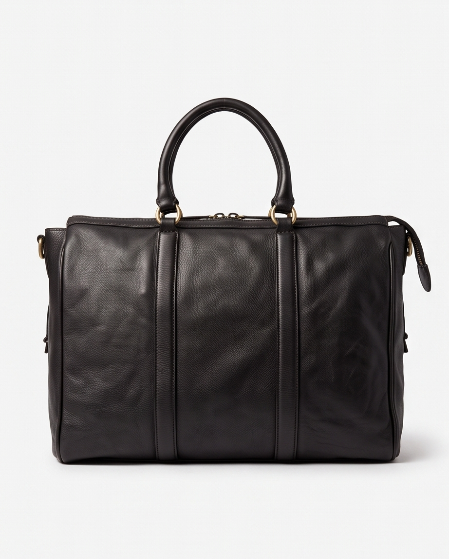 Q-Partenza QUQUITO Italian Washed Calfskin Duffel Bag