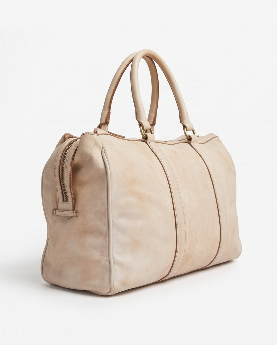 Q-Partenza QUQUITO Italian Washed Calfskin Duffel Bag