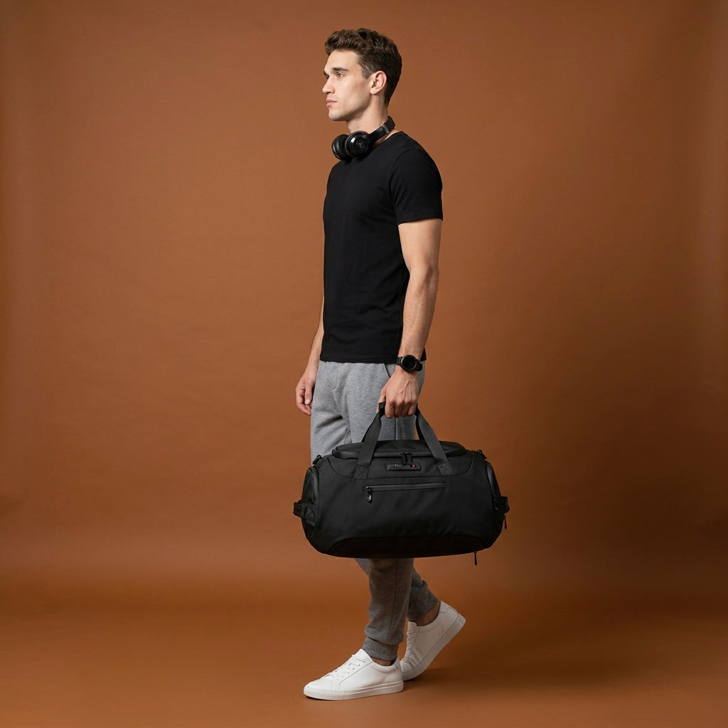 Q-FONDO Anti-Thief Weekender Travel Duffle Bag – Waterproof & Multi-Functional