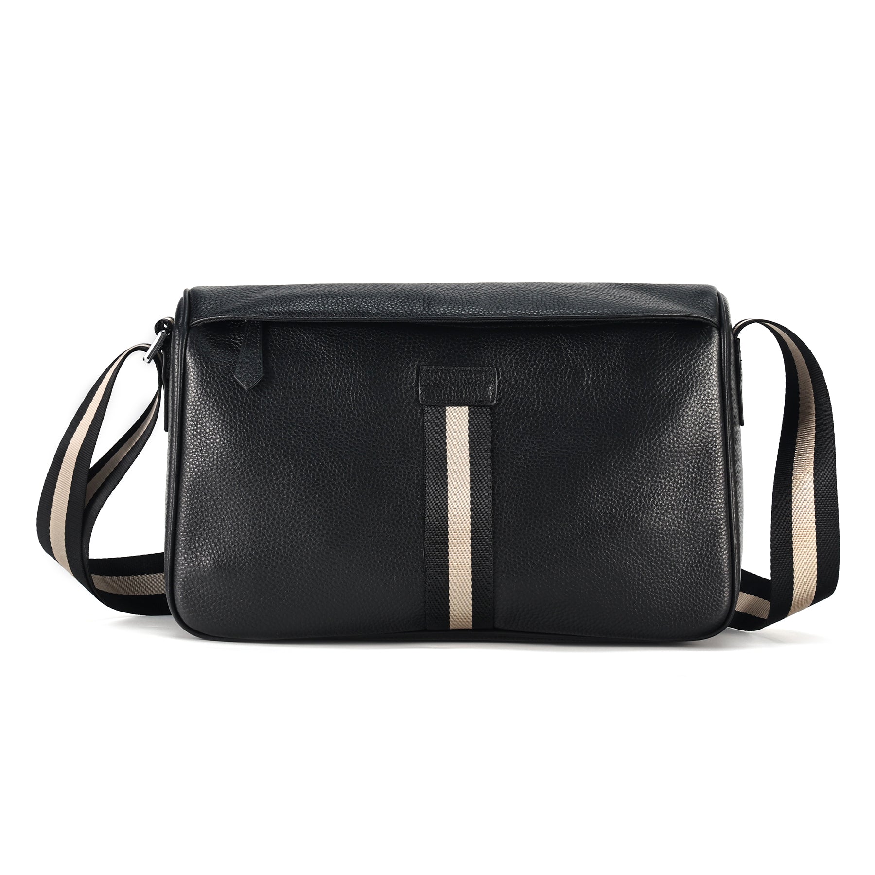 Q-ARIA Vintage Genuine Leather Crossbody Sling Bag – Unisex Messenger Bag