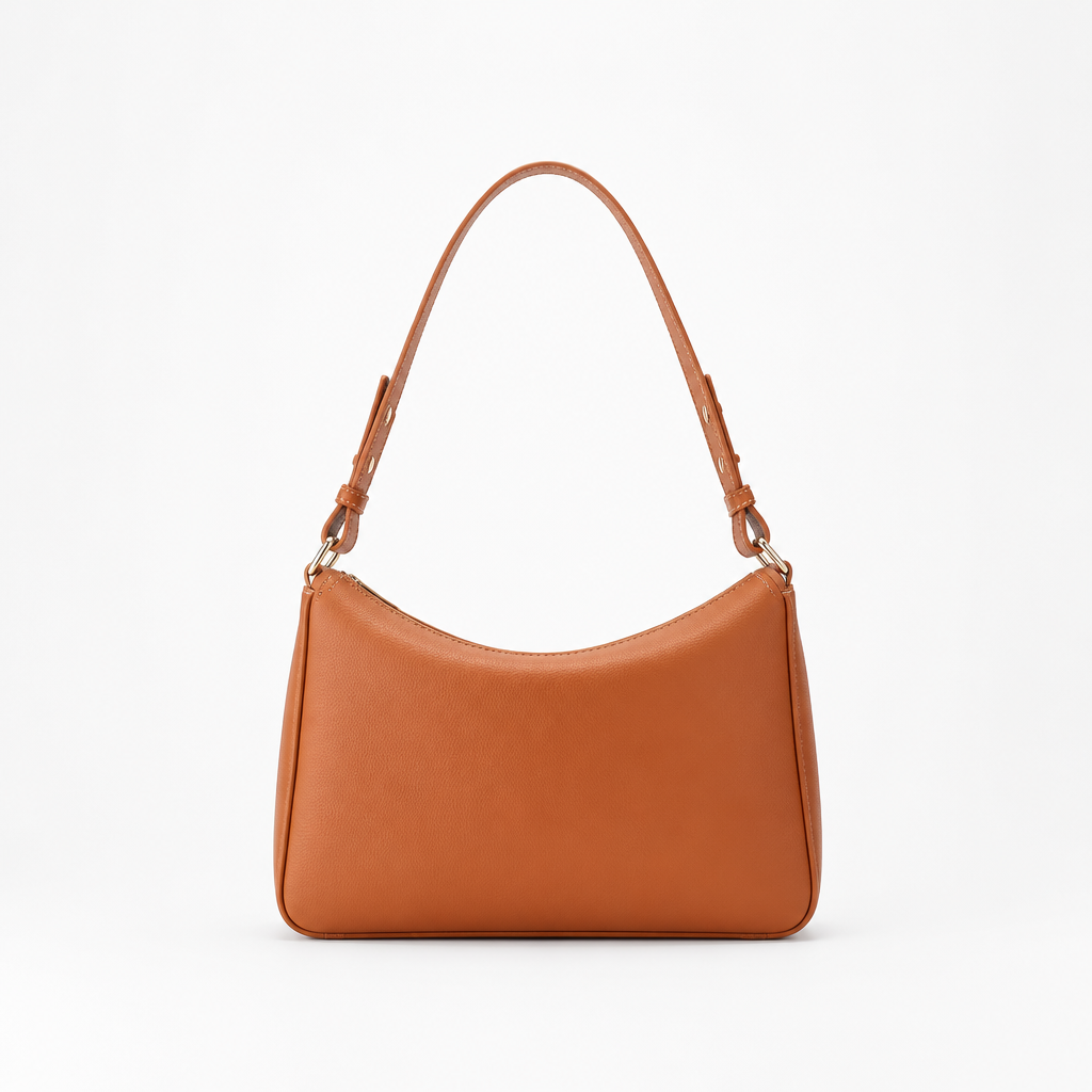 Q-AMARA Genuine Leather Handbag for Women – Dual Strap Shoulder & Crossbody Bag