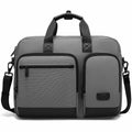 Q-ATTACHE Ballistic Nylon & Leather Briefcase – Laptop Compartment, Waterproof, Business Travel