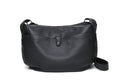 Q-AURELIA Full-Grain Leather Shoulder Bag for Women – Large Crossbody, Zip Entry & 4 Pockets
