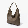 Q-BLISS Genuine Leather Shoulder Tote Bag for Women – Large Capacity, Magnetic Closure, Commuter