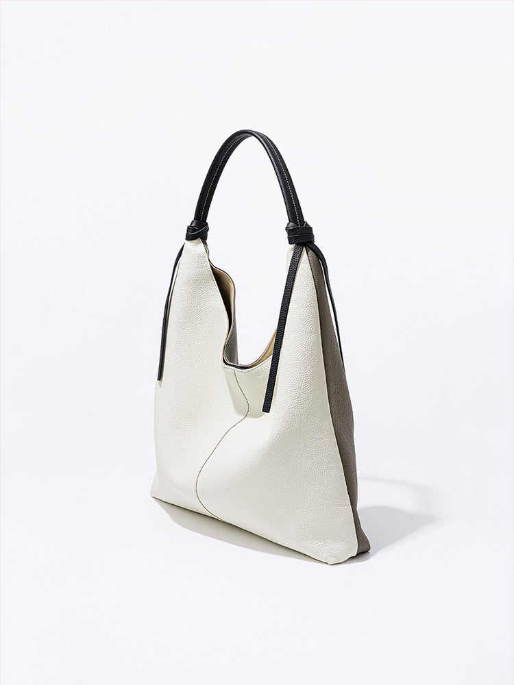 Q-BLISS Genuine Leather Shoulder Tote Bag for Women – Large Capacity, Magnetic Closure, Commuter