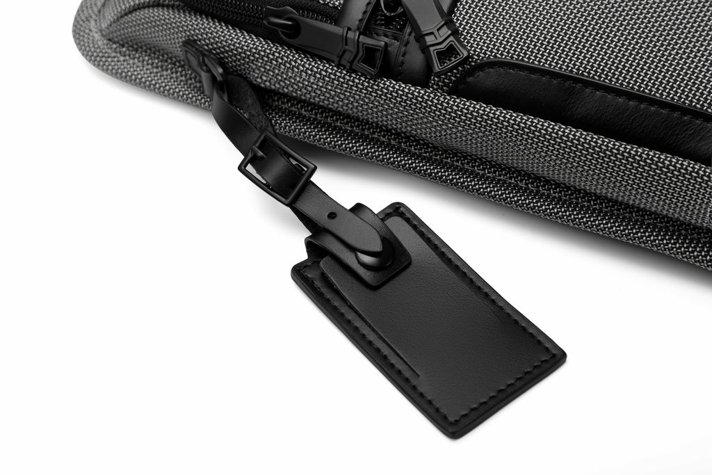Q-BORSELLO Crossbody Bag – Ballistic Nylon & Top-Grain Leather
