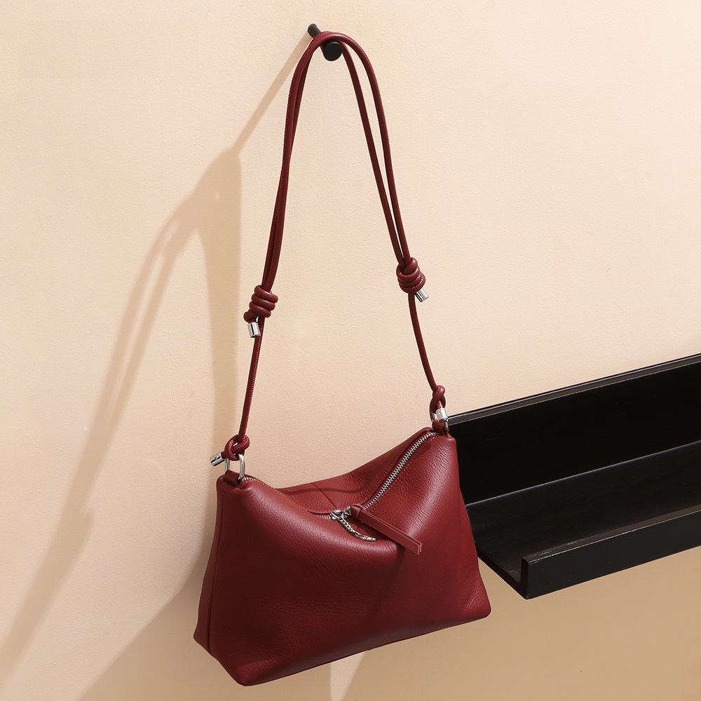 Q-BORSETTA Genuine Leather Handbag for Women – Shoulder, Crossbody & Messenger Bag