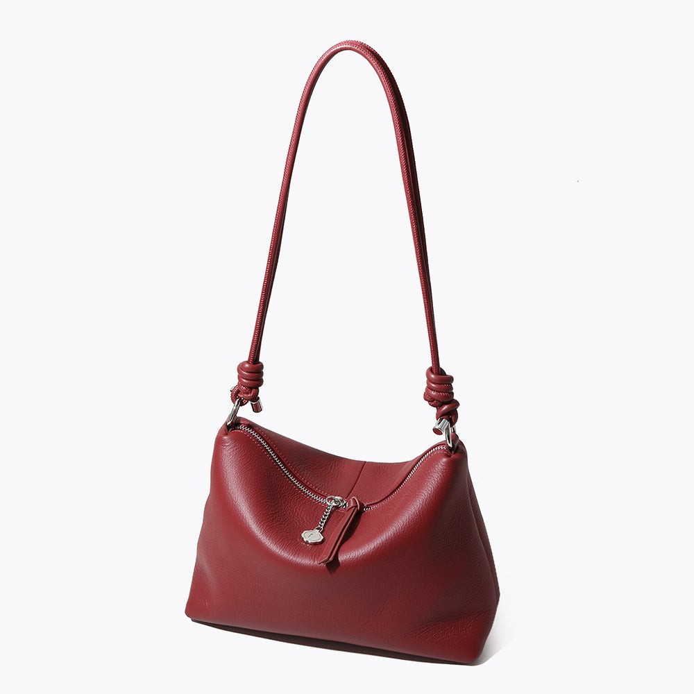 Q-BORSETTA Genuine Leather Handbag for Women – Shoulder, Crossbody & Messenger Bag