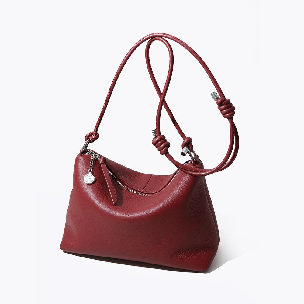 Q-BORSETTA Genuine Leather Handbag for Women – Shoulder, Crossbody & Messenger Bag