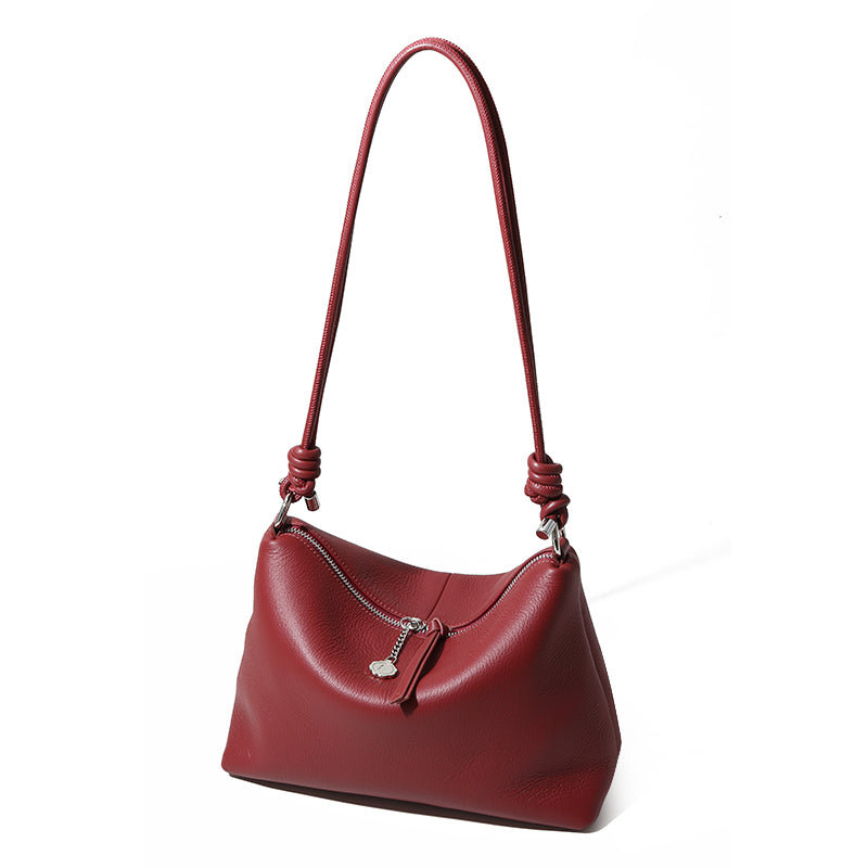 Q-BORSETTA Genuine Leather Handbag for Women – Shoulder, Crossbody & Messenger Bag