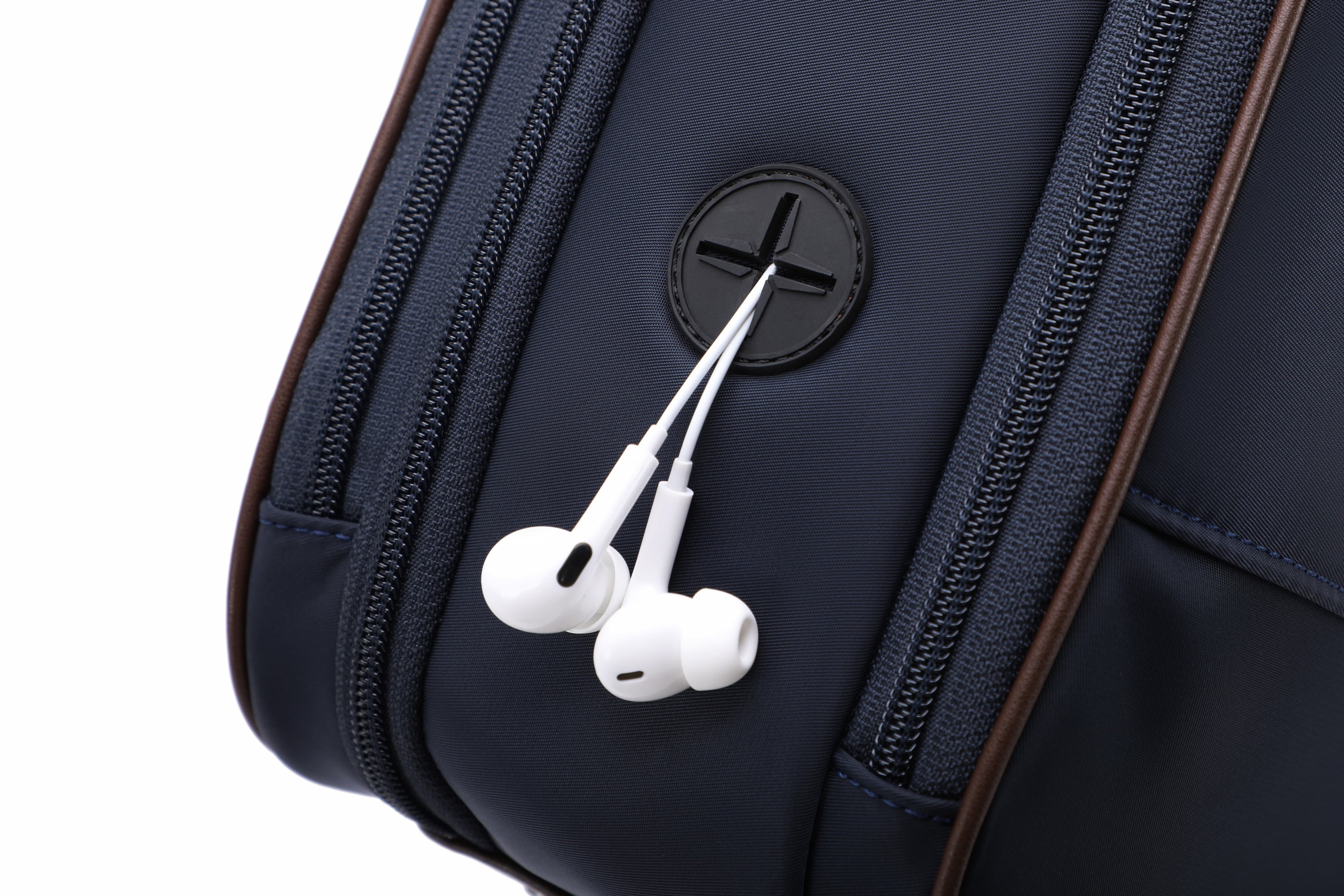 Q-BRIEF Premium 1680D Nylon & Leather Laptop Messenger Briefcase – Waterproof & Large Capacity