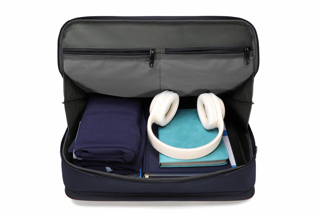 Q-BRIEF Premium 1680D Nylon & Leather Laptop Messenger Briefcase – Waterproof & Large Capacity