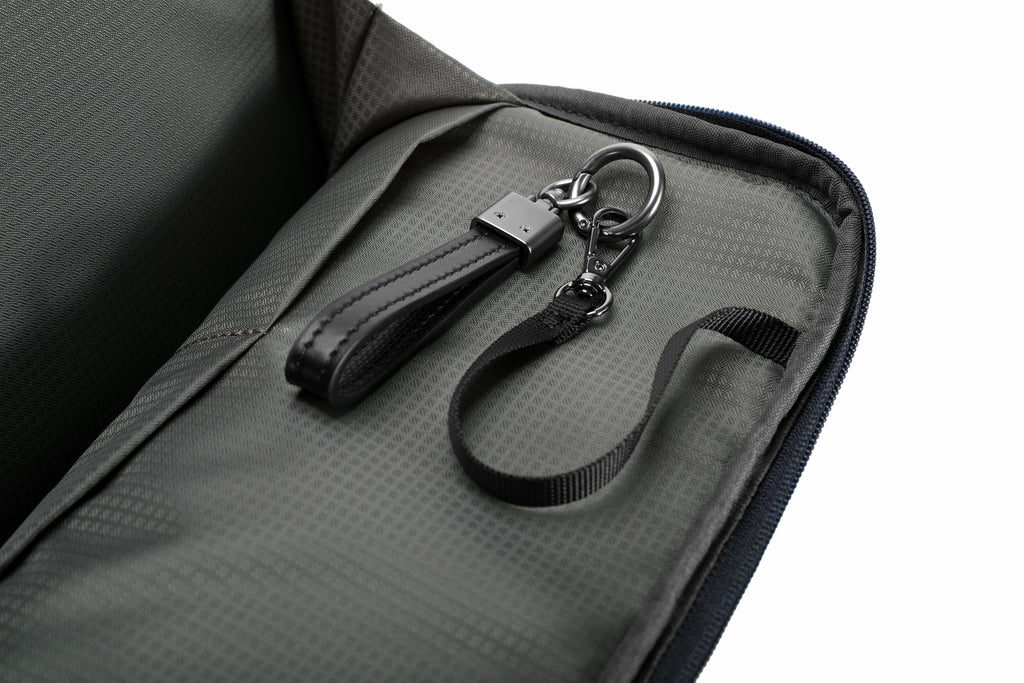 Q-BRIEF Premium 1680D Nylon & Leather Laptop Messenger Briefcase – Waterproof & Large Capacity