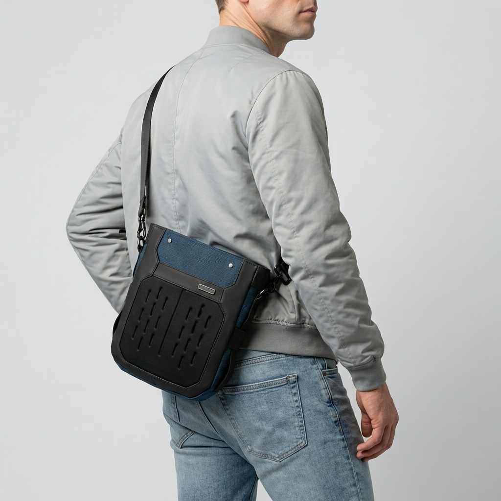 Q-CARRY Outdoor Waterproof Crossbody Shoulder Bag – 1680D Polyester, All-Season, Lightweight